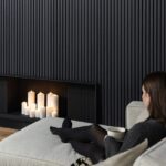 AKU Paneel Akoestisch Vilt Zwart Bank