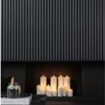 AKU Paneel Akoestisch Vilt Zwart Openhaard