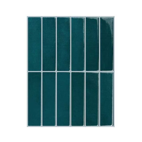 Tegelsticker Turquoise Langwerpig