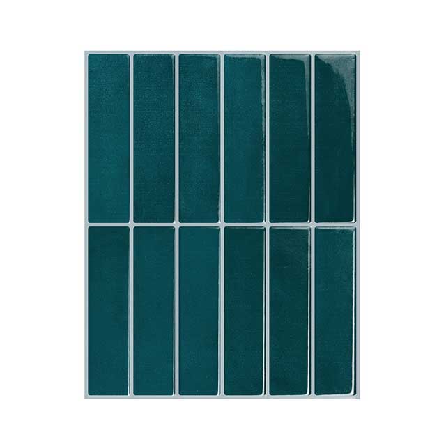 Tegelsticker Turquoise Langwerpig