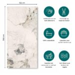 USP - PVC Marmer Wandpaneel Modena Creme Glans